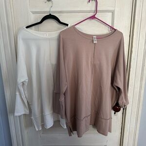 Set of 2 Spanx Perfect Length Dolman Tops